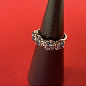Bomb Party RBP6457 “Love and Honey” LC Spinel on Rhodium Size 7 & 11 Ring NWT